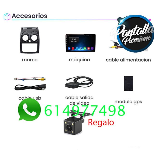 Radio Pantalla CARPLAY GPS para Nissan Qashqai J10