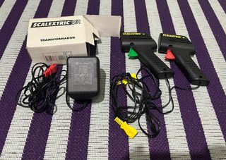 Circuito Scalextric Clásico + 5 Coches + piezas