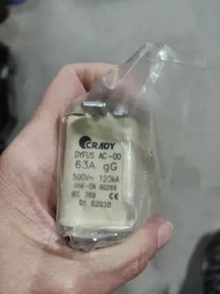 Fusible CRADY DYFUS AC-00 63A gG