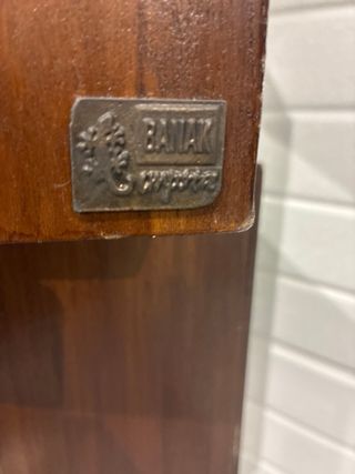 2 Estanterías Cubo Madera Banak Teka