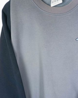 Sudadera Adidas Vintage 00s Gris/Azul Talla L