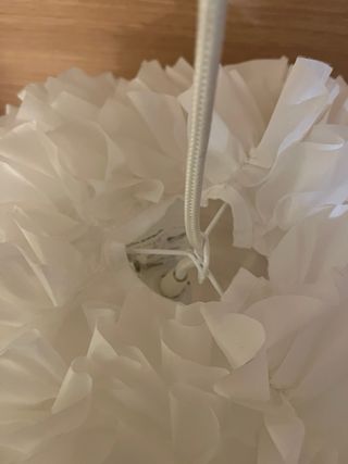 Lámpara de techo papel blanca 50cm de diámetro