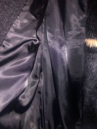 Abrigo piel conejo Hakei Talla S