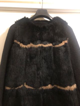 Abrigo piel conejo Hakei Talla S
