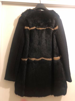 Abrigo piel conejo Hakei Talla S