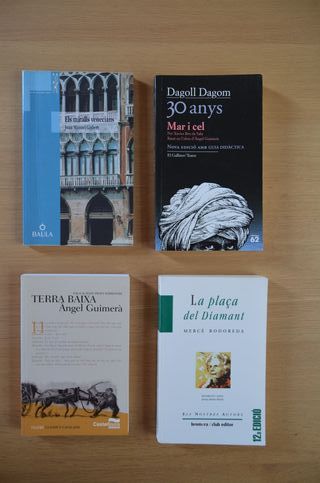 4 llibres de literatura catalana