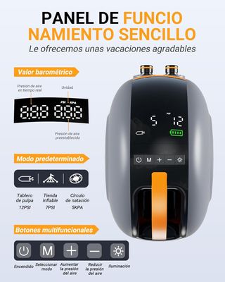 Bomba Eléctrica 12V Alta Presión 20 PSI