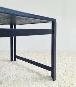 Mesa auxiliar de cerámica. Vintage, 70s.