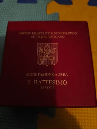 Moneda Oro Vaticano 10 Euro Papa Francisco 2015