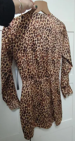 Vestido Zara Animal Print Talla S