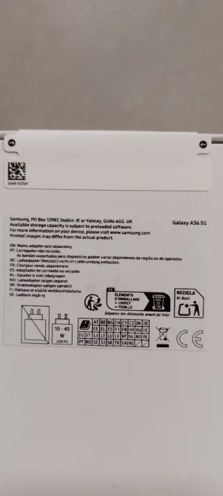 Samsung Galaxy A36 5G Negro