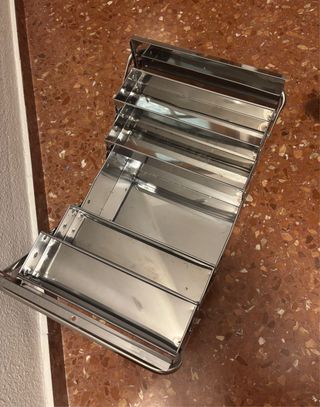 Caja herramientas acero inox 5bandejas, 3 niveles
