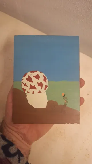 Pintura sobre cristal Tintín.