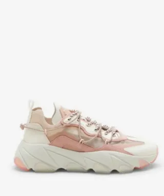 Scarpe Ash donna rosa e bianche