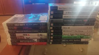 Lote de 11 Juegos PSP  y  7 ps3 total  18