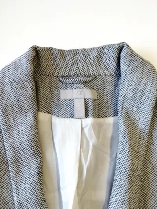 Blazer H&M jaspeado gris
