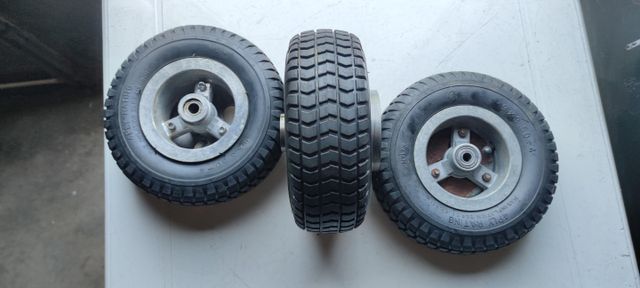 Ruedas neumáticas 9x3.50-4 con llanta Lote de 2