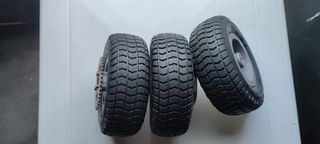 Ruedas neumáticas 9x3.50-4 con llanta Lote de 2