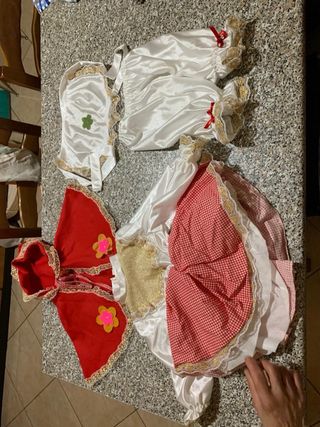 Vestito di carnevale cappuccetto rosso per bimba