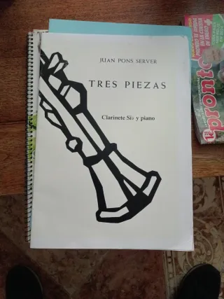 Partitura Tres Piezas - Juan Pons Server