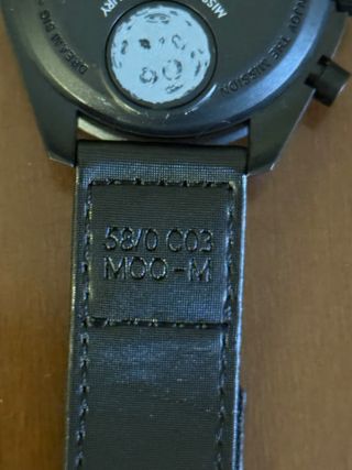 Swatch Moon Black - Scatola Inclusa