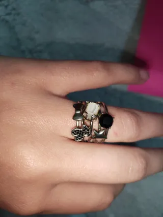 Anillo Tous Naranja y Rosa