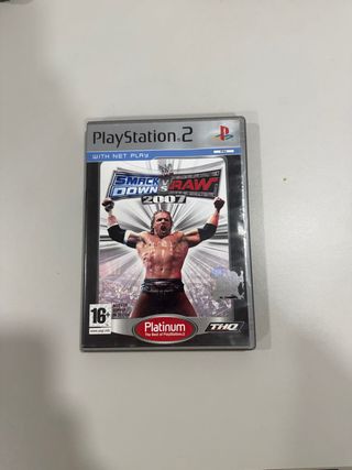 Jogo PS2 SmackDown vs Raw 2007 Platinum