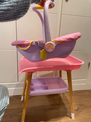 Silla coche bebé juguete y cambiador