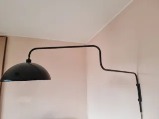 Lampada applique orientabile nero