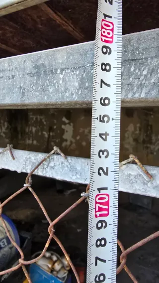 Puerta hierro galvanizado