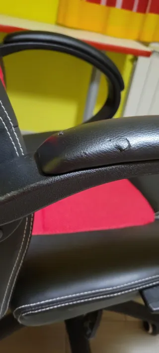 Silla Gamer Negra y Roja