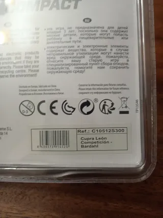 Scalextric Compact Cupra león escala 1.43 con luz