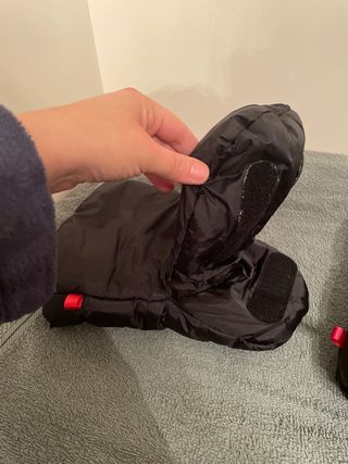 Manoplas acolchadas negras