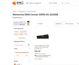 Corsair Vengeance LPX DDR4 64GB 3600MHz (2x32gb)