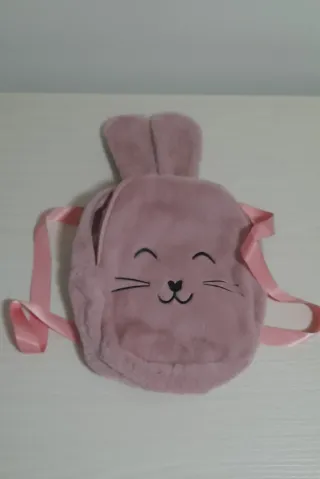 Zainetto peluche bambina con orecchie