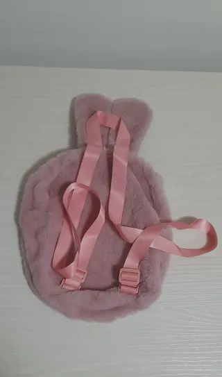 Zainetto peluche bambina con orecchie