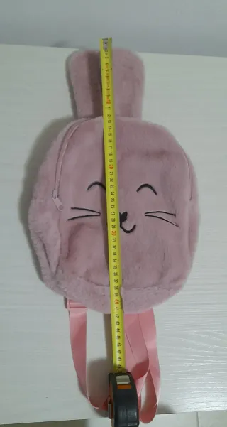 Zainetto peluche bambina con orecchie