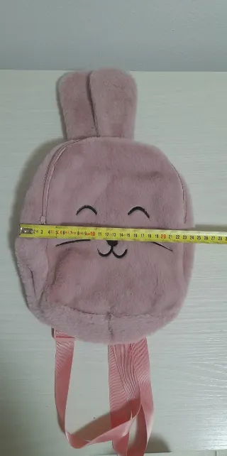 Zainetto peluche bambina con orecchie