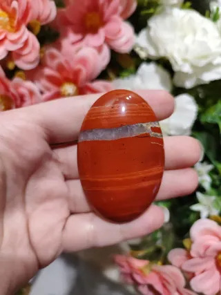 Diaspro rosso naturale pietra cristallo