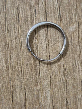 Aros de plata pequeños