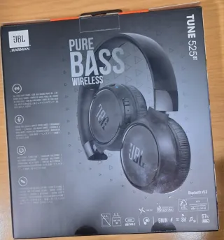 Auriculares JBL Tune 525BT Bluetooth Negros