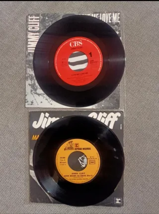 Jimmy Cliff: lote de 6 discos vinilo 45 rpm 7"