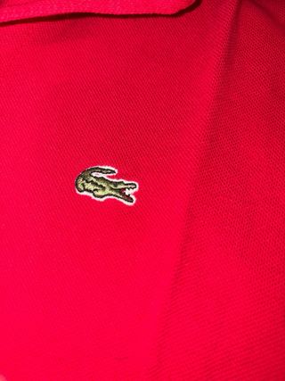 Polo Lacoste Rojo