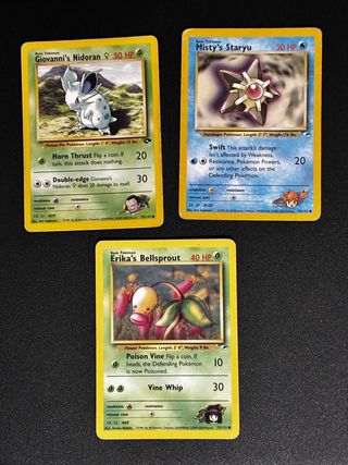 Carte Pokemon Gym Heroes e Challenge