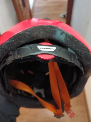 Casco de bicicleta Orbea rojo