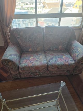 Sofá de 2 plazas estampado