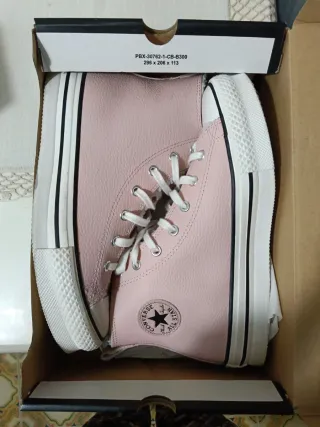 Converse All Star Lift Hi Rosa Talla 38.5