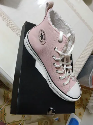 Converse All Star Lift Hi Rosa Talla 38.5