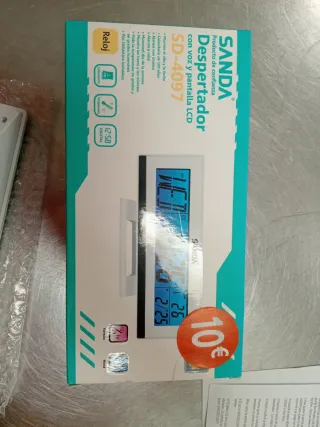 Despertador SANDA SD-4097 LCD con Voz