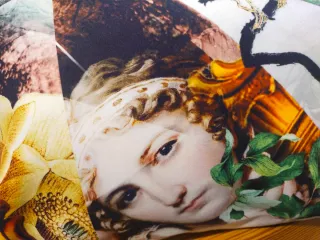 Bolso Vintage Estampado Renacimiento Multicolor